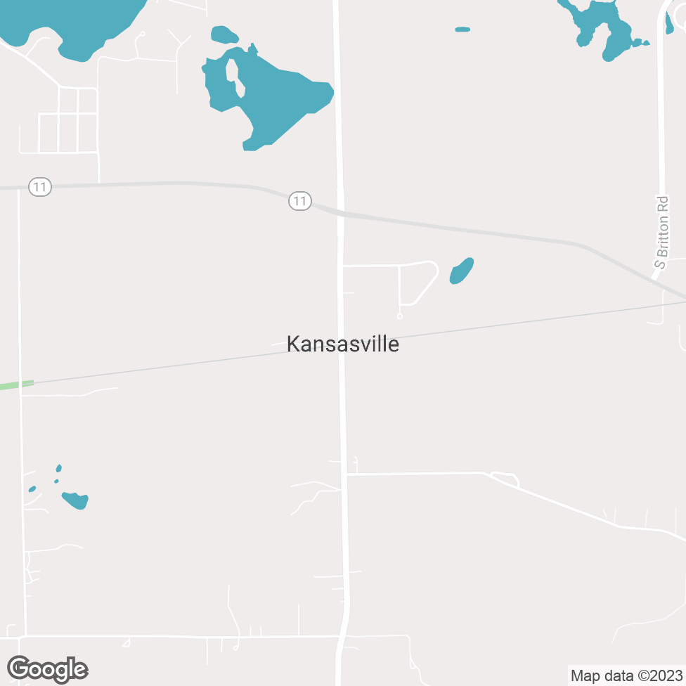 Kansasville map