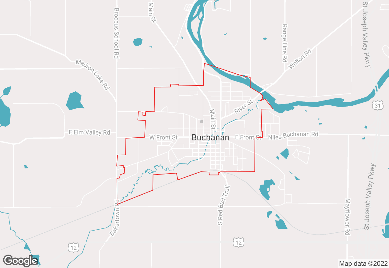 Buchanan map