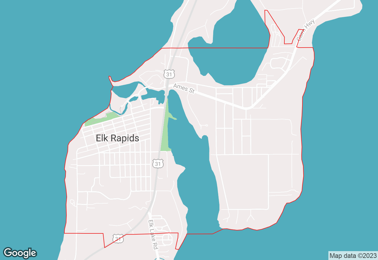 Elk Rapids map