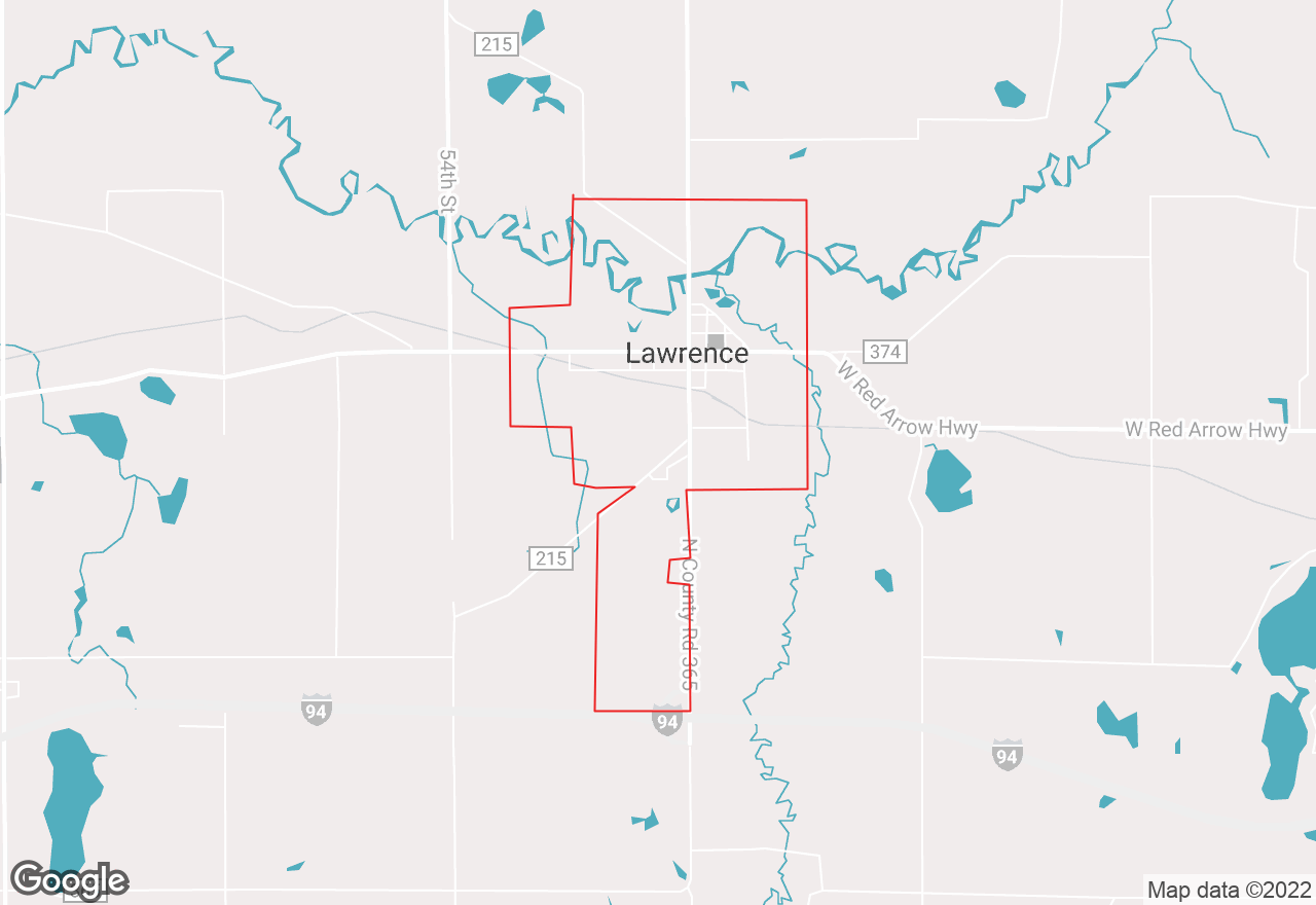 Lawrence map