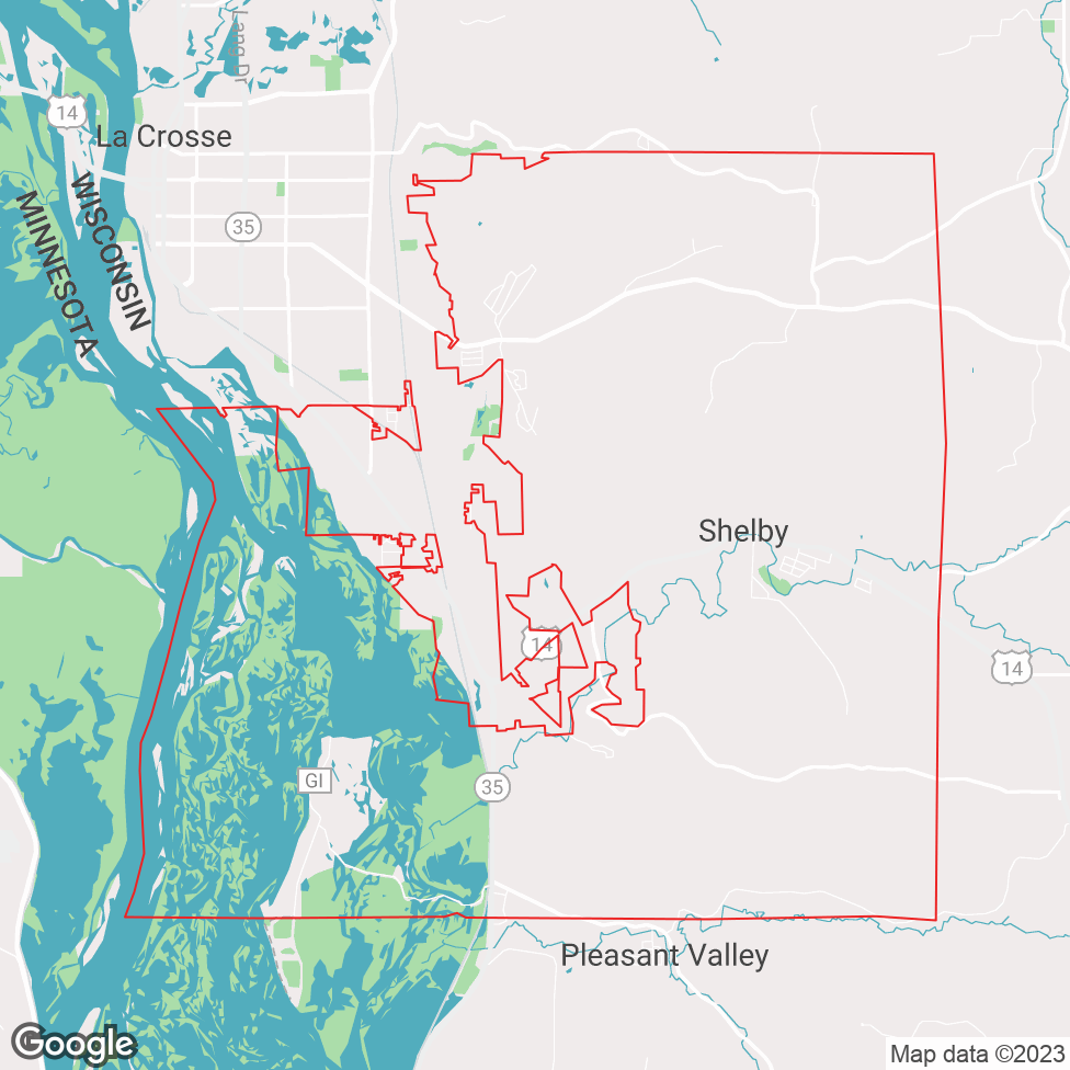 Shelby map