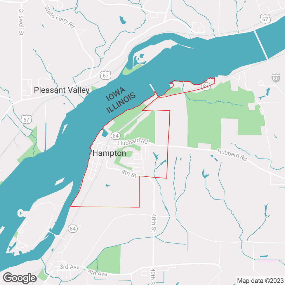 Hampton map