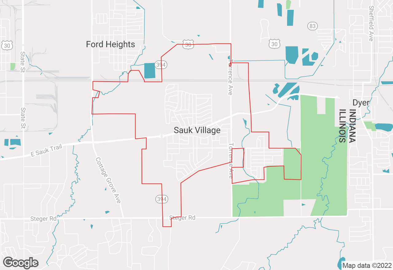 Sauk Village map