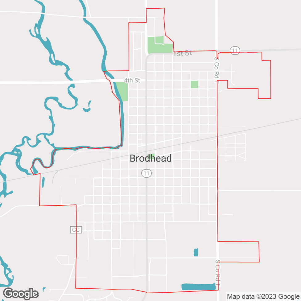 Brodhead map