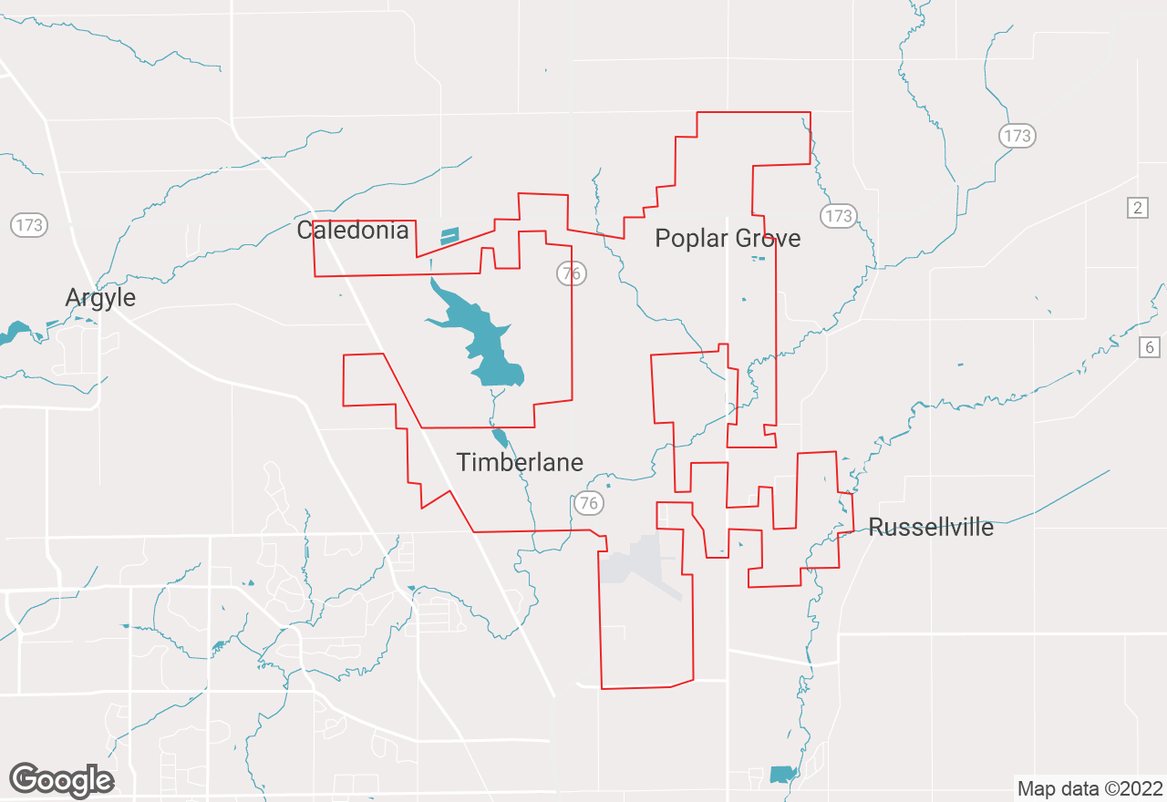 Poplar Grove map