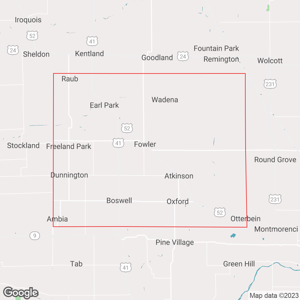 Benton County map