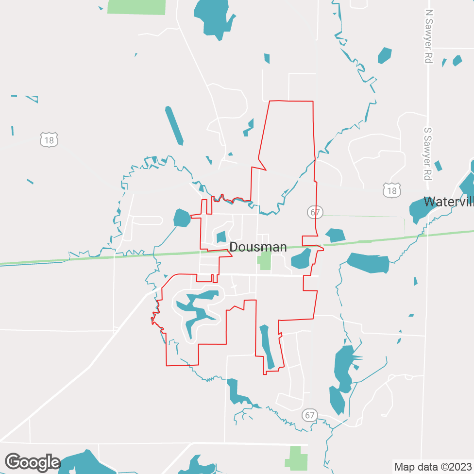 Dousman map