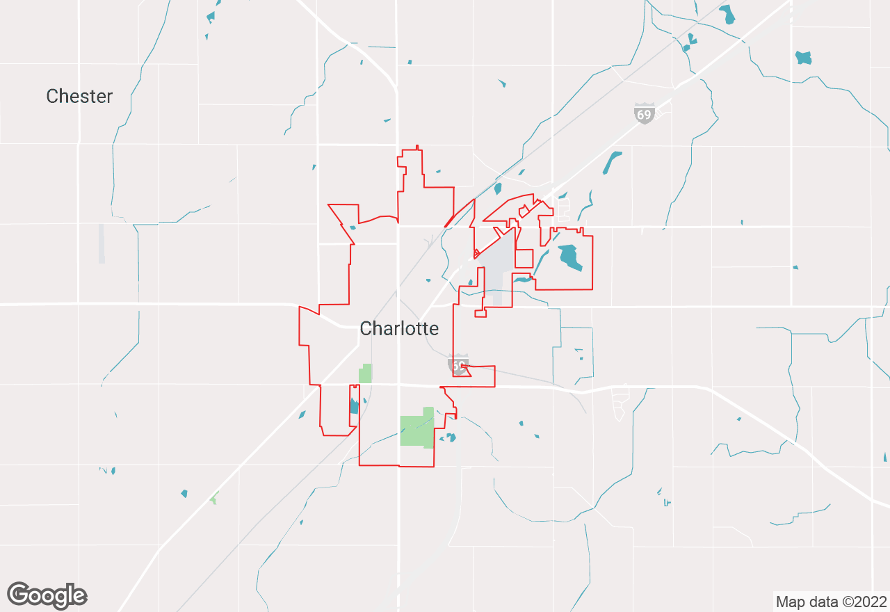 Charlotte map