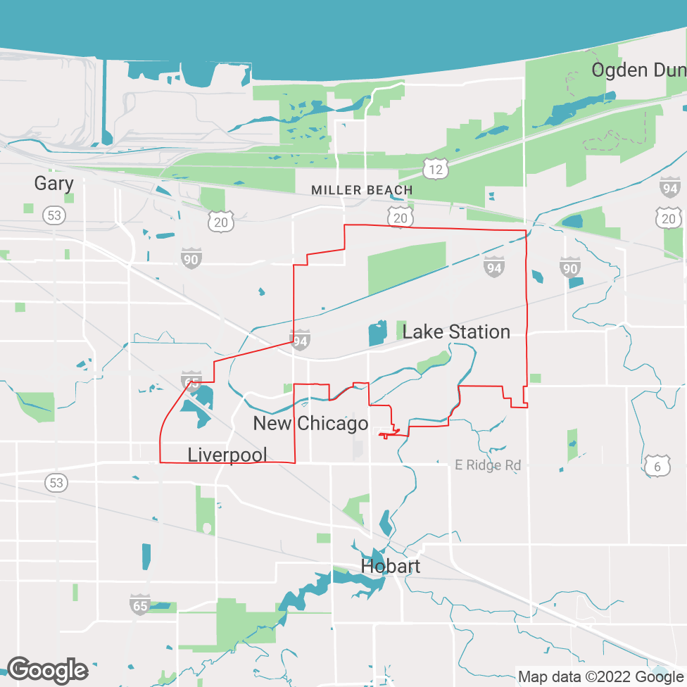 Lake Station map