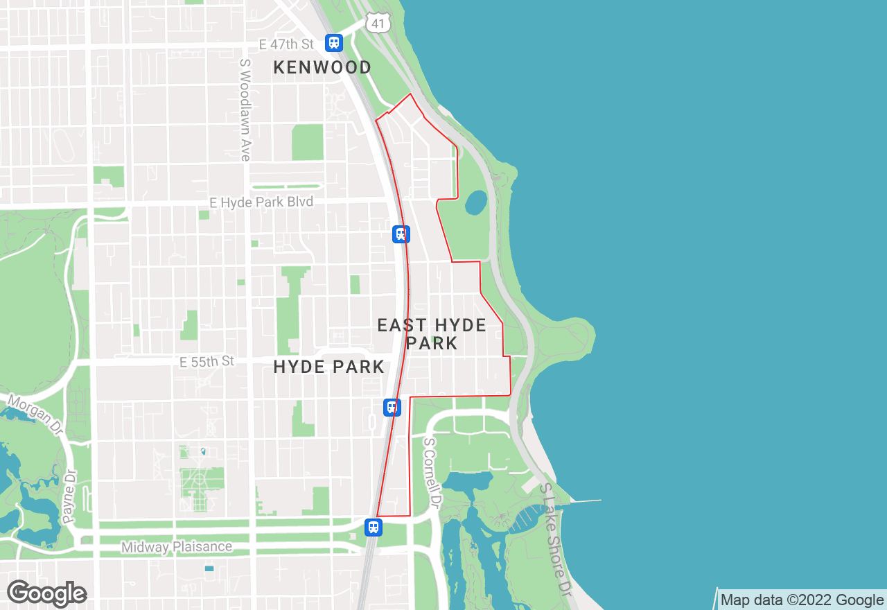 East Hyde Park map