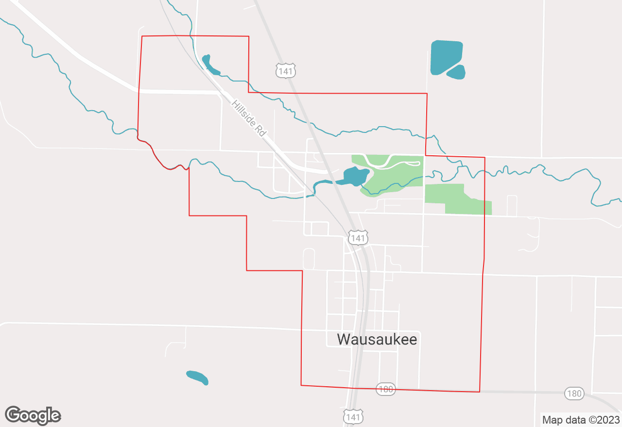 Wausaukee map