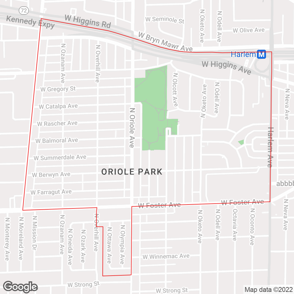 Oriole Park map