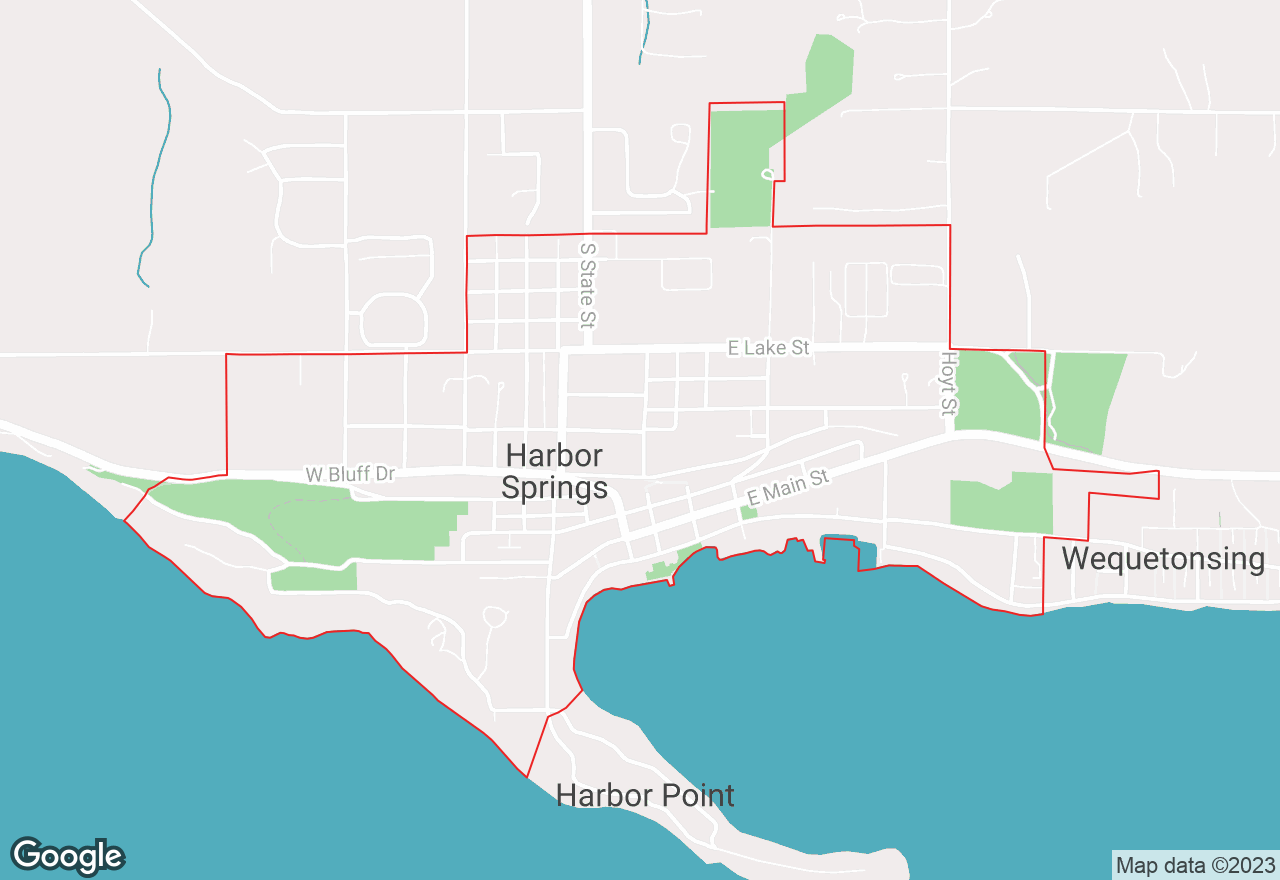 Harbor Springs map