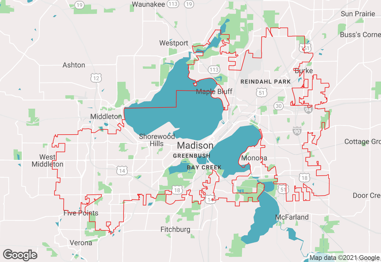 Madison map