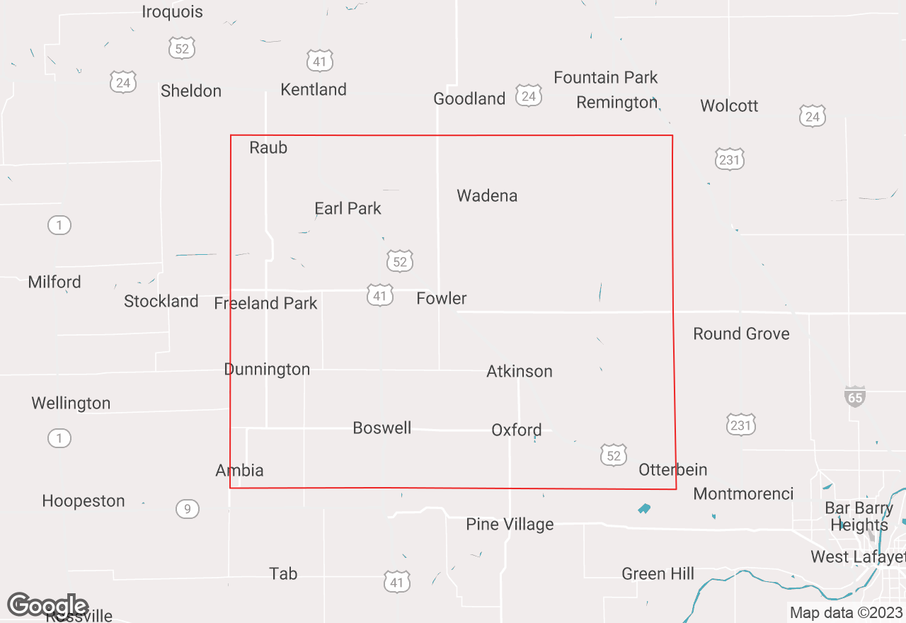 Benton County map