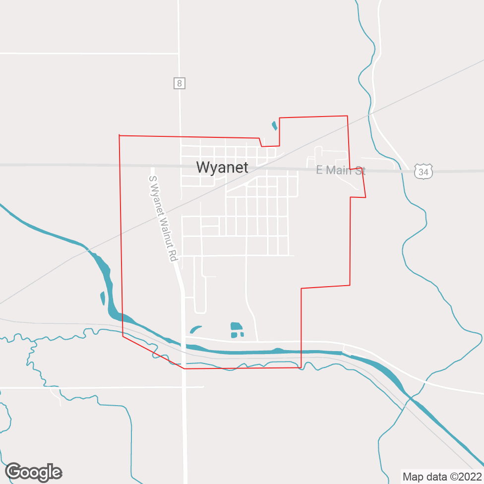 Wyanet map