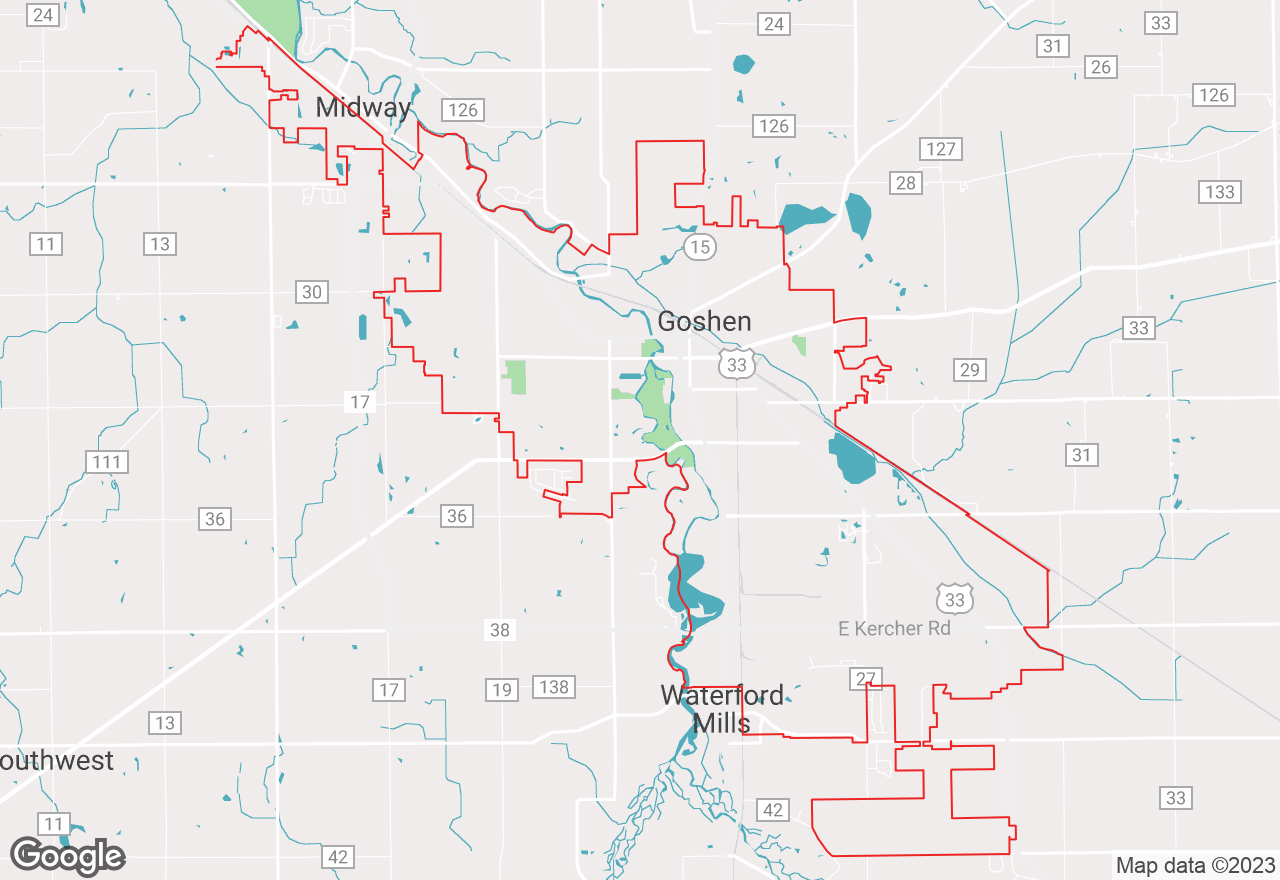 Goshen map