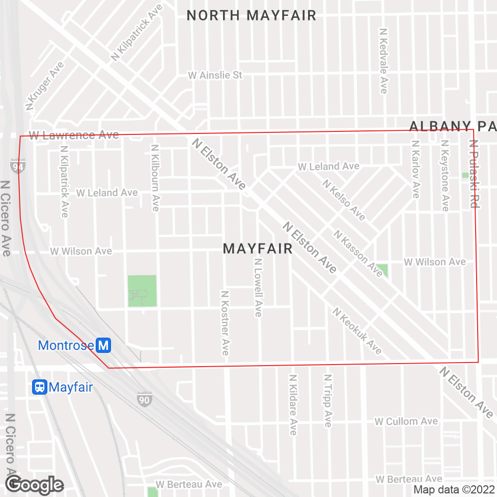 Mayfair map