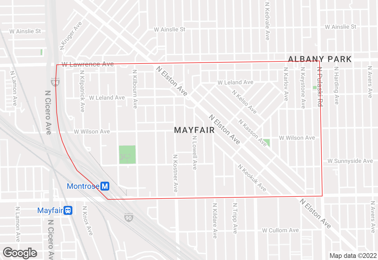 Mayfair map