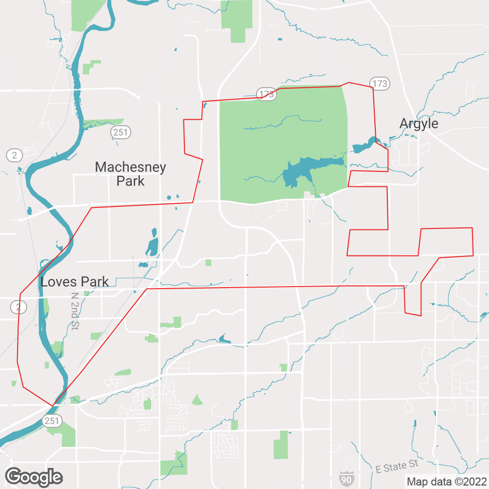 Loves Park map