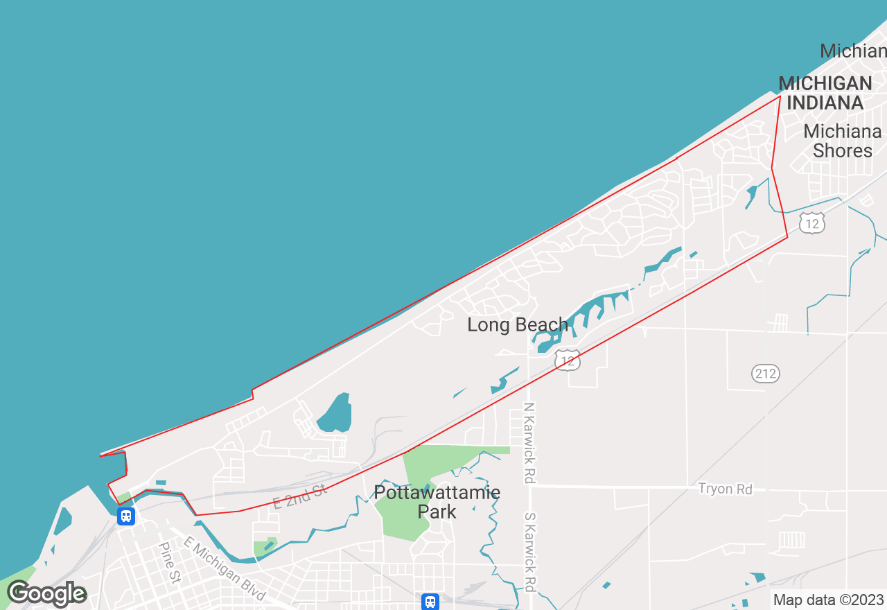 Long Beach map