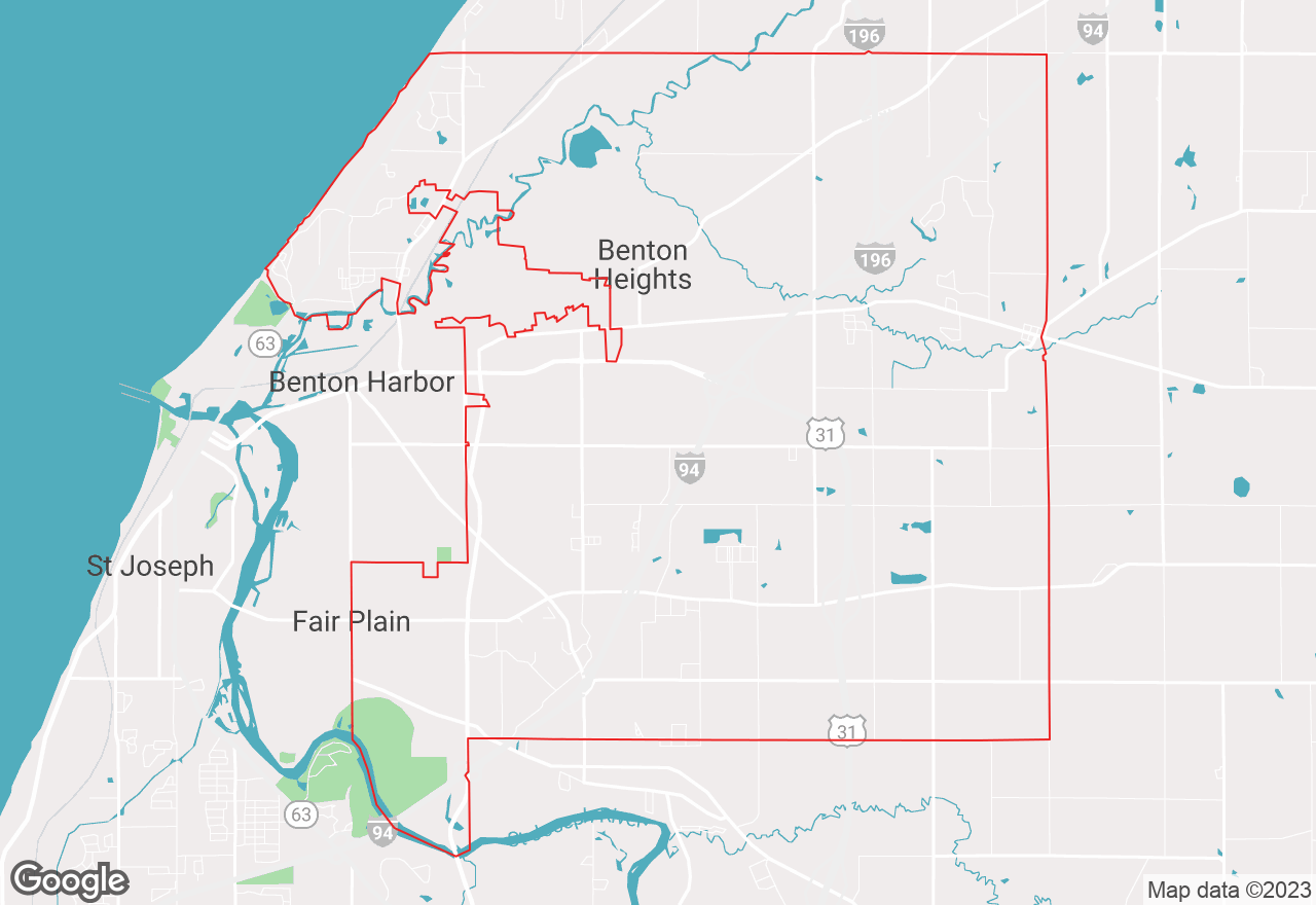 Millburg map