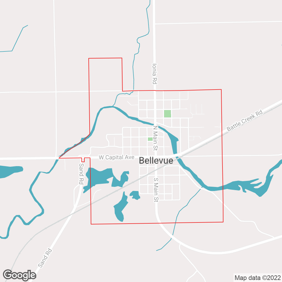 Bellevue map