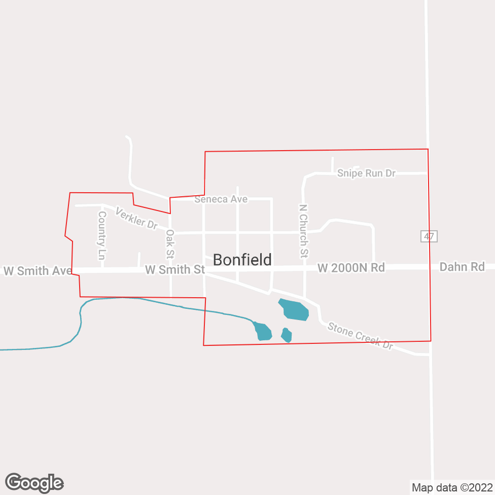 Bonfield map