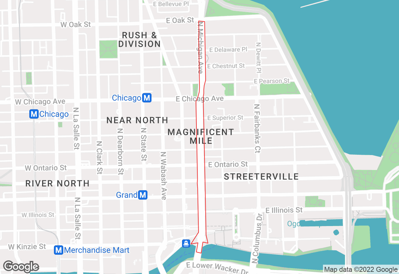 Magnificent Mile map