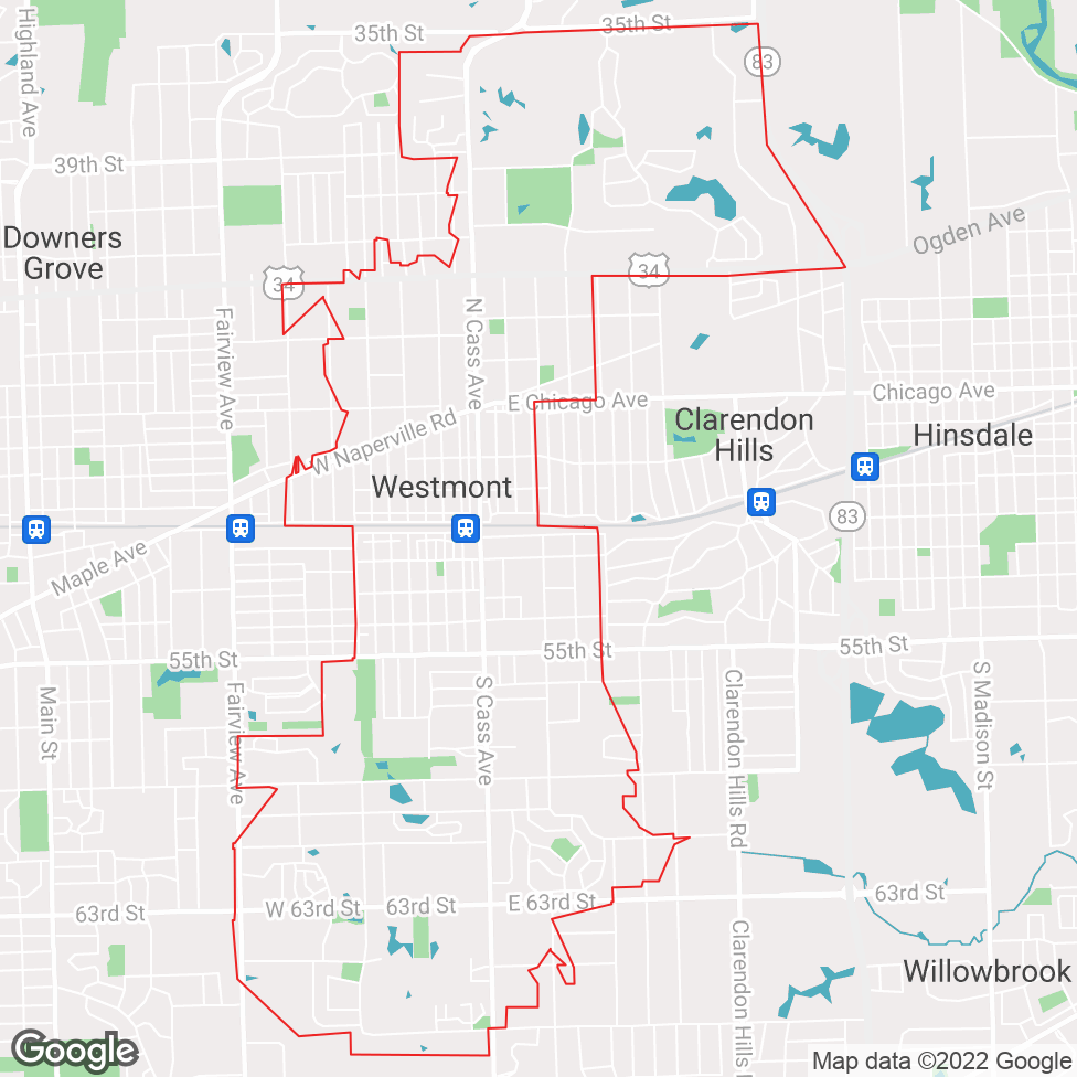 Westmont map