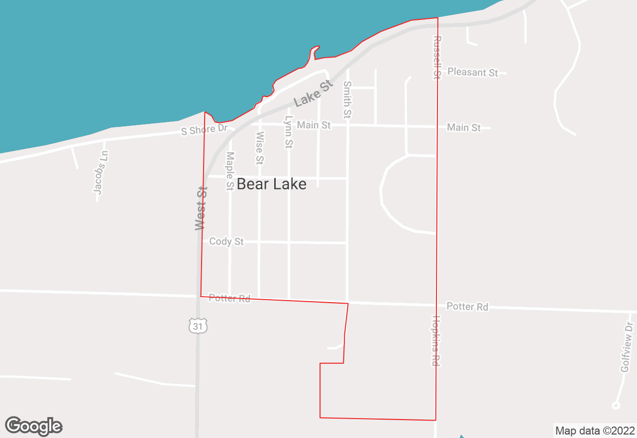 Bear Lake map