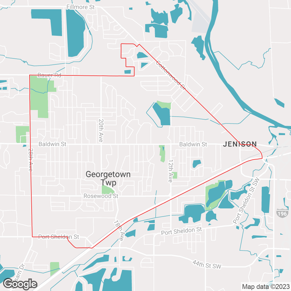 Jenison map