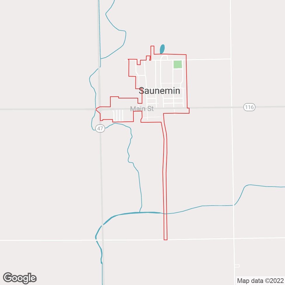 Saunemin map