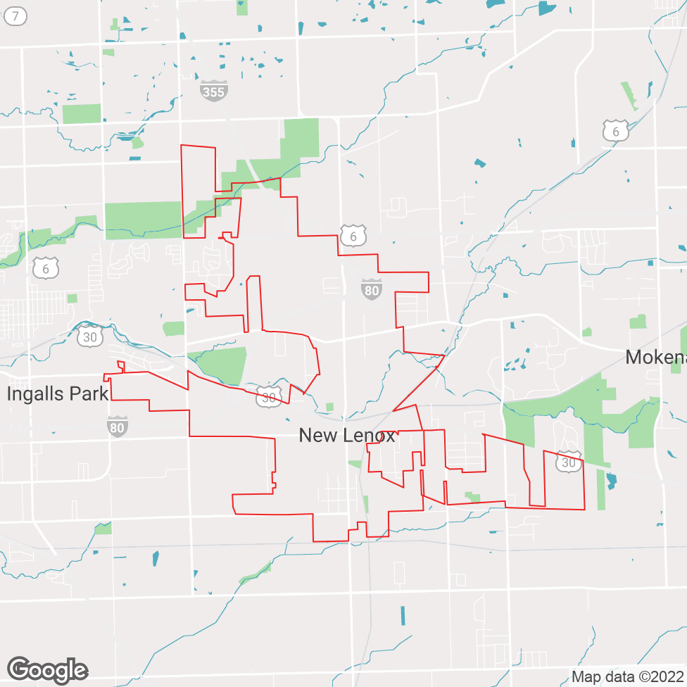 New Lenox map