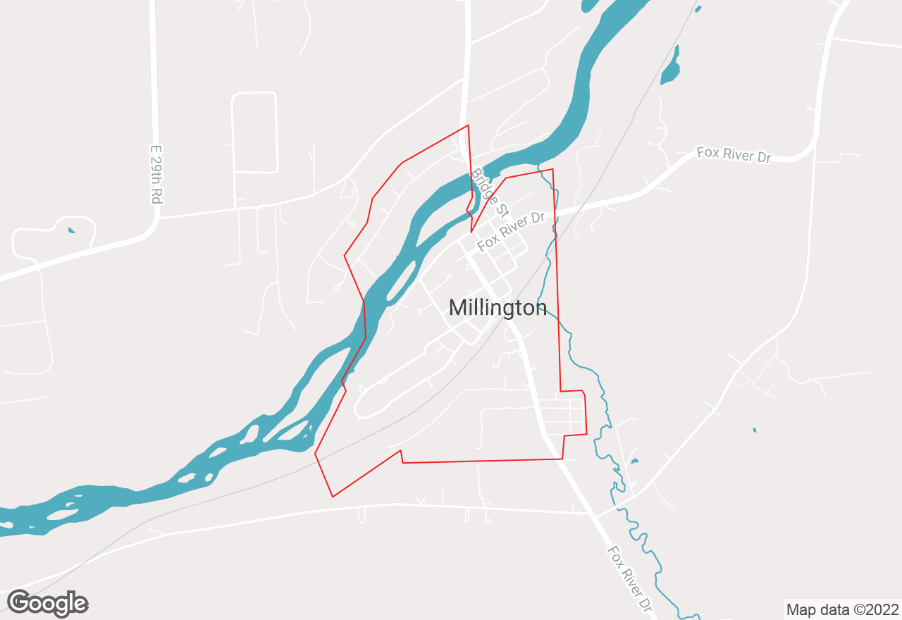 Millington map