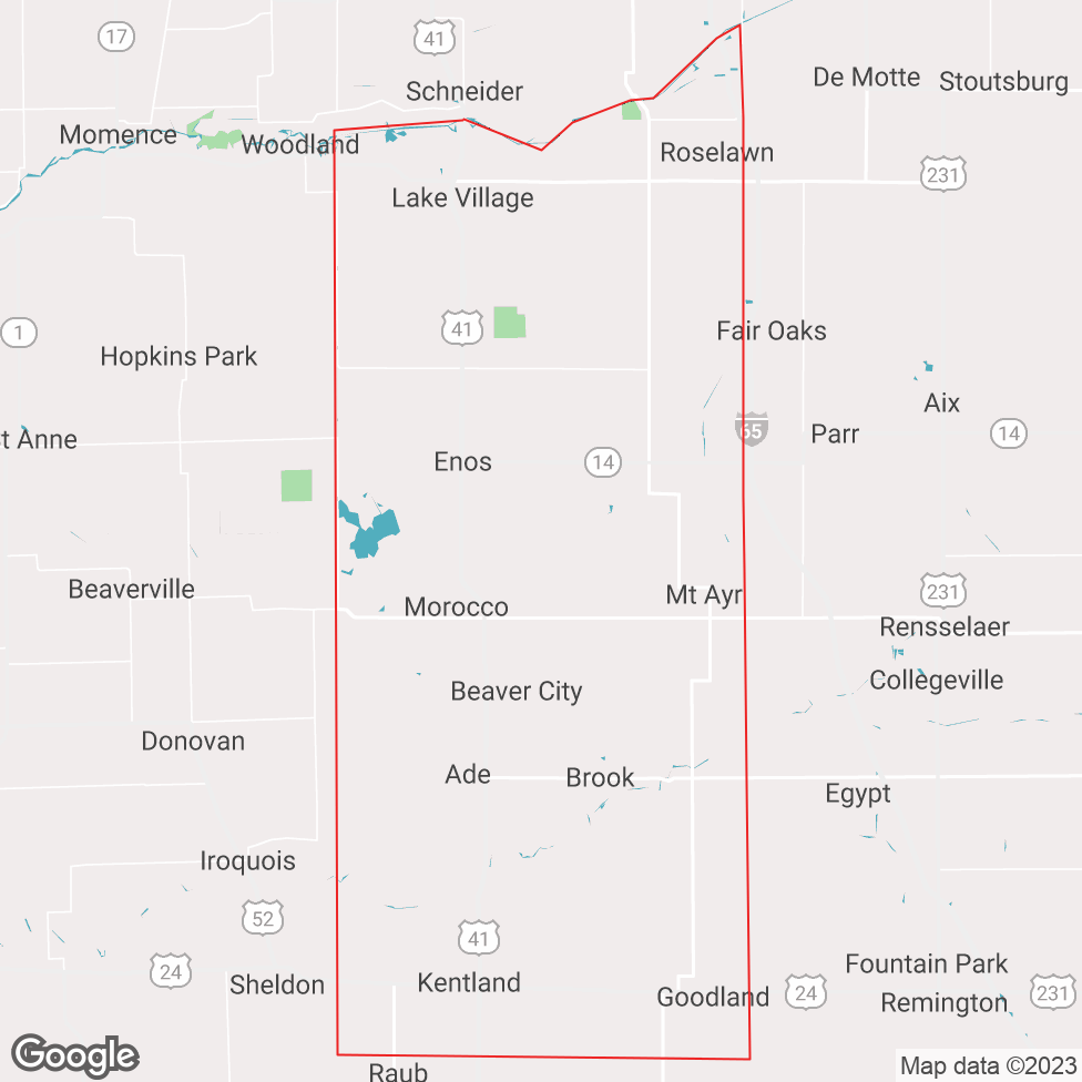 Newton County map