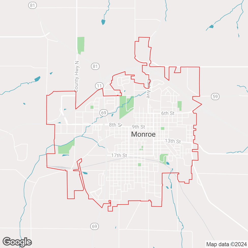 Monroe map