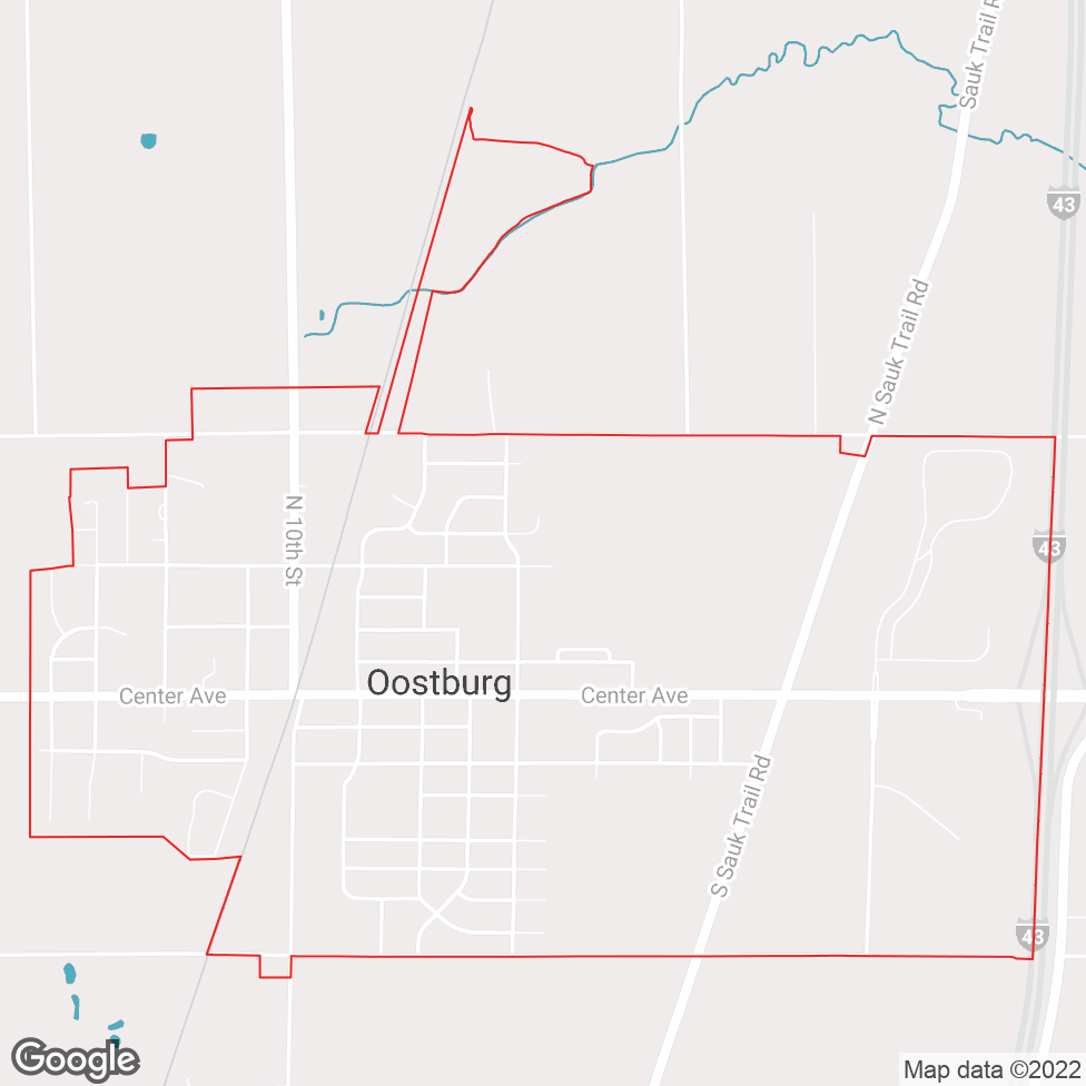 Oostburg map