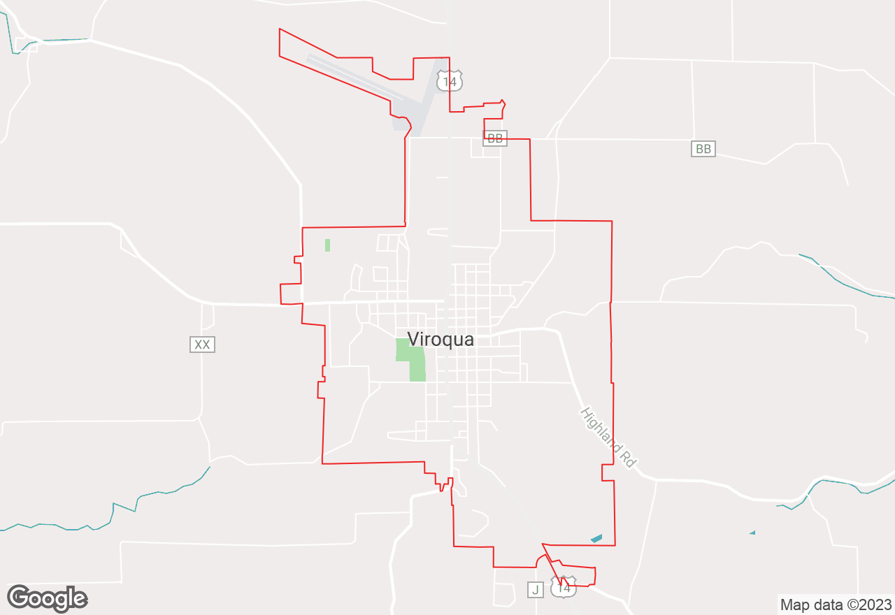 Viroqua map