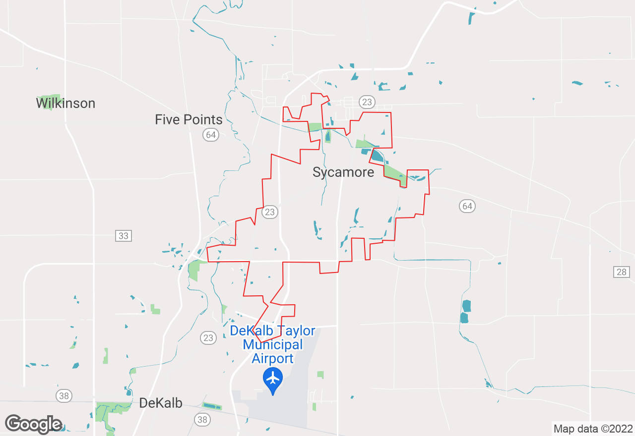 Sycamore map