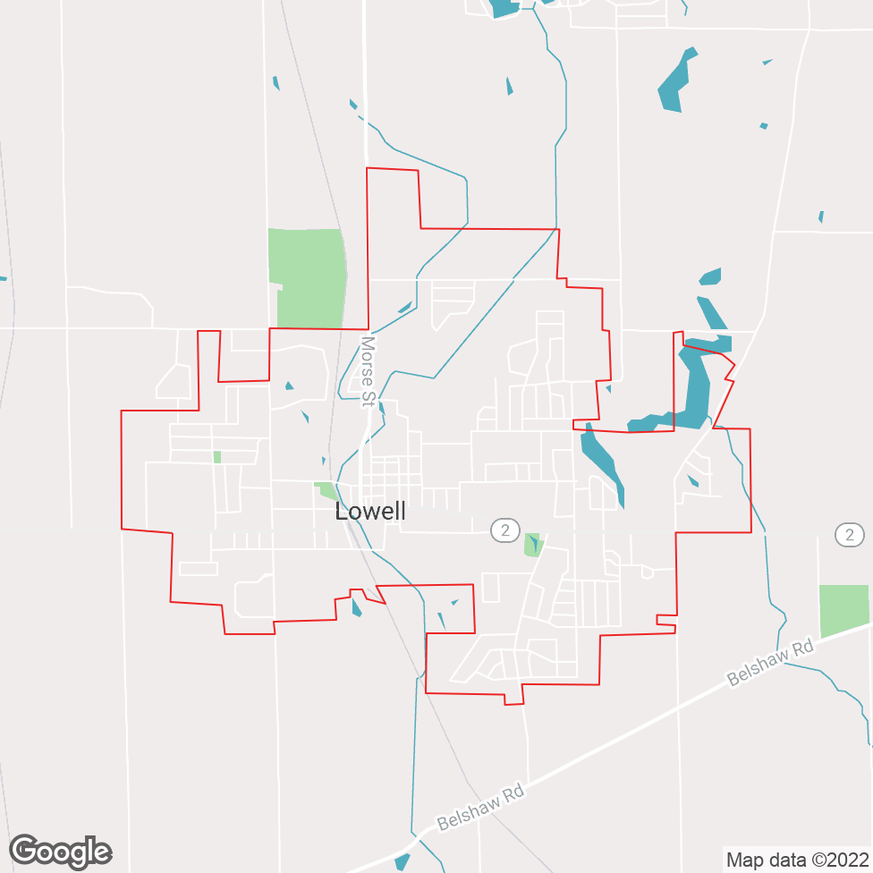 Lowell map