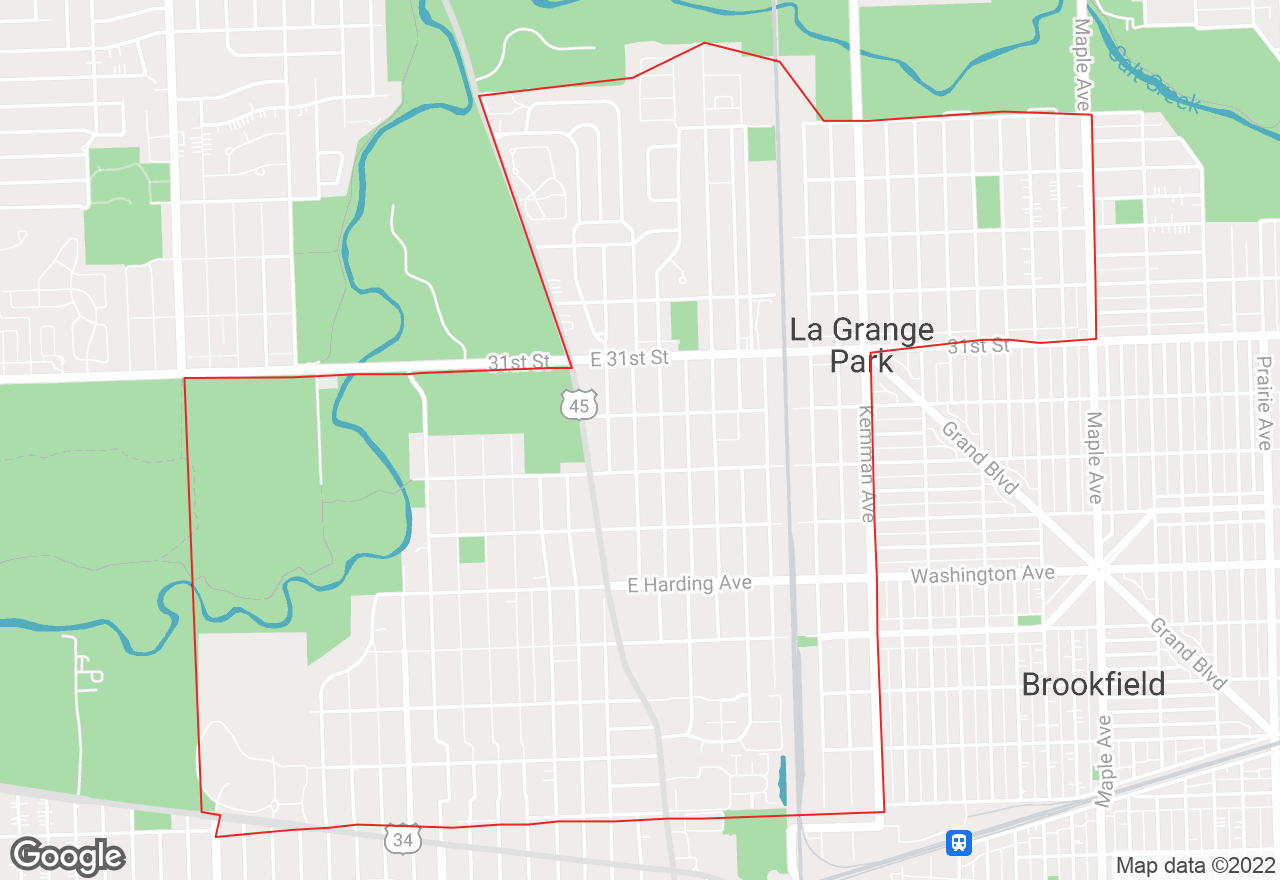 La Grange Park map