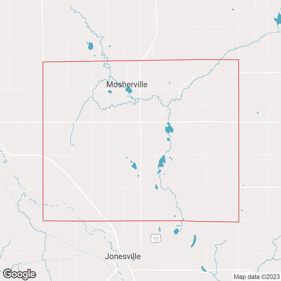 Mosherville map