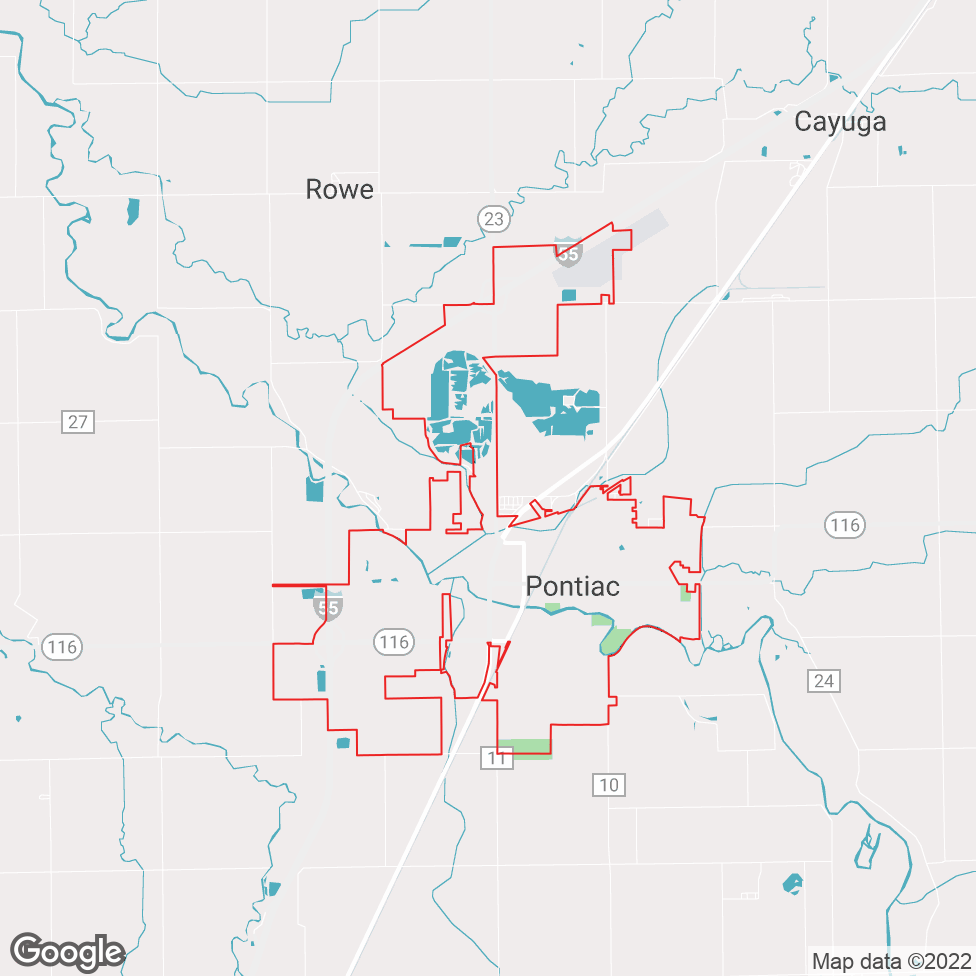 Pontiac map