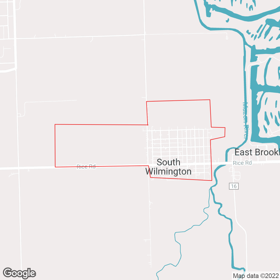 South Wilmington map