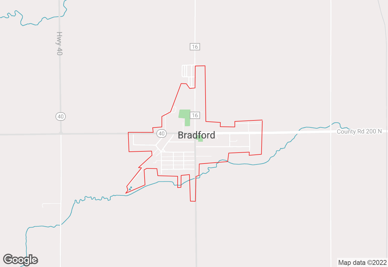 Bradford map