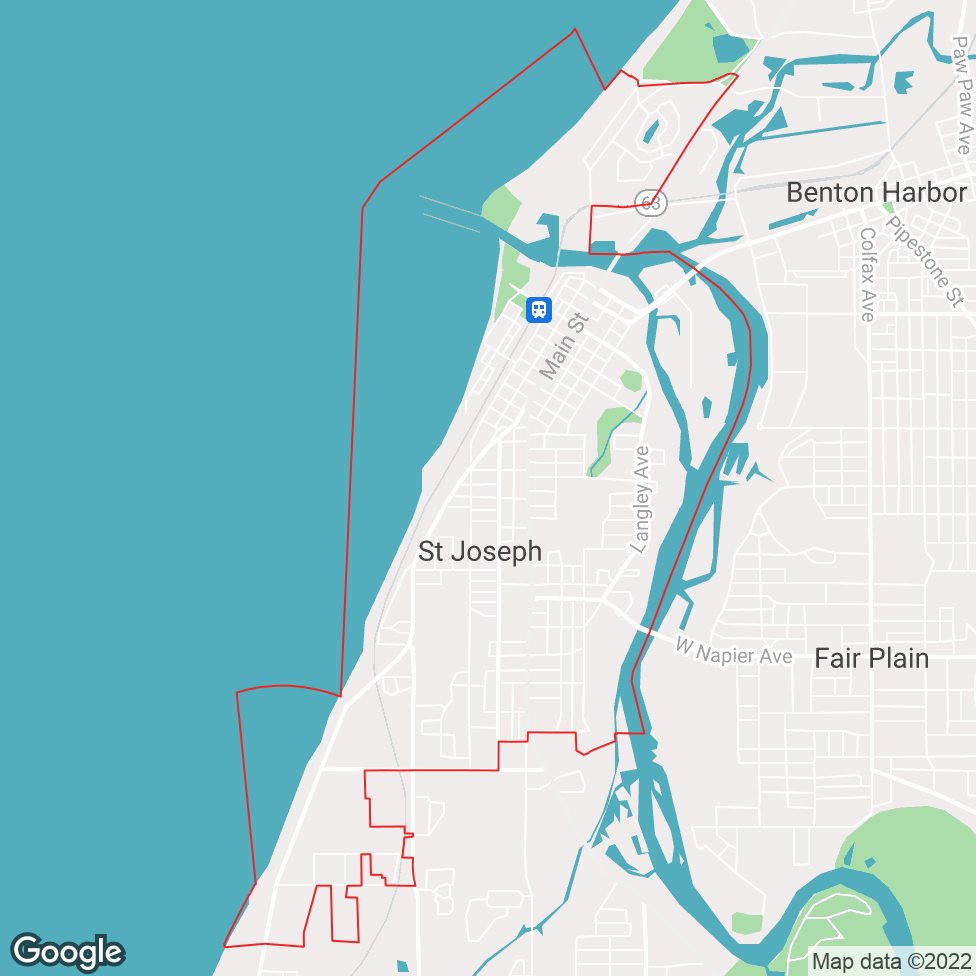 St. Joseph map