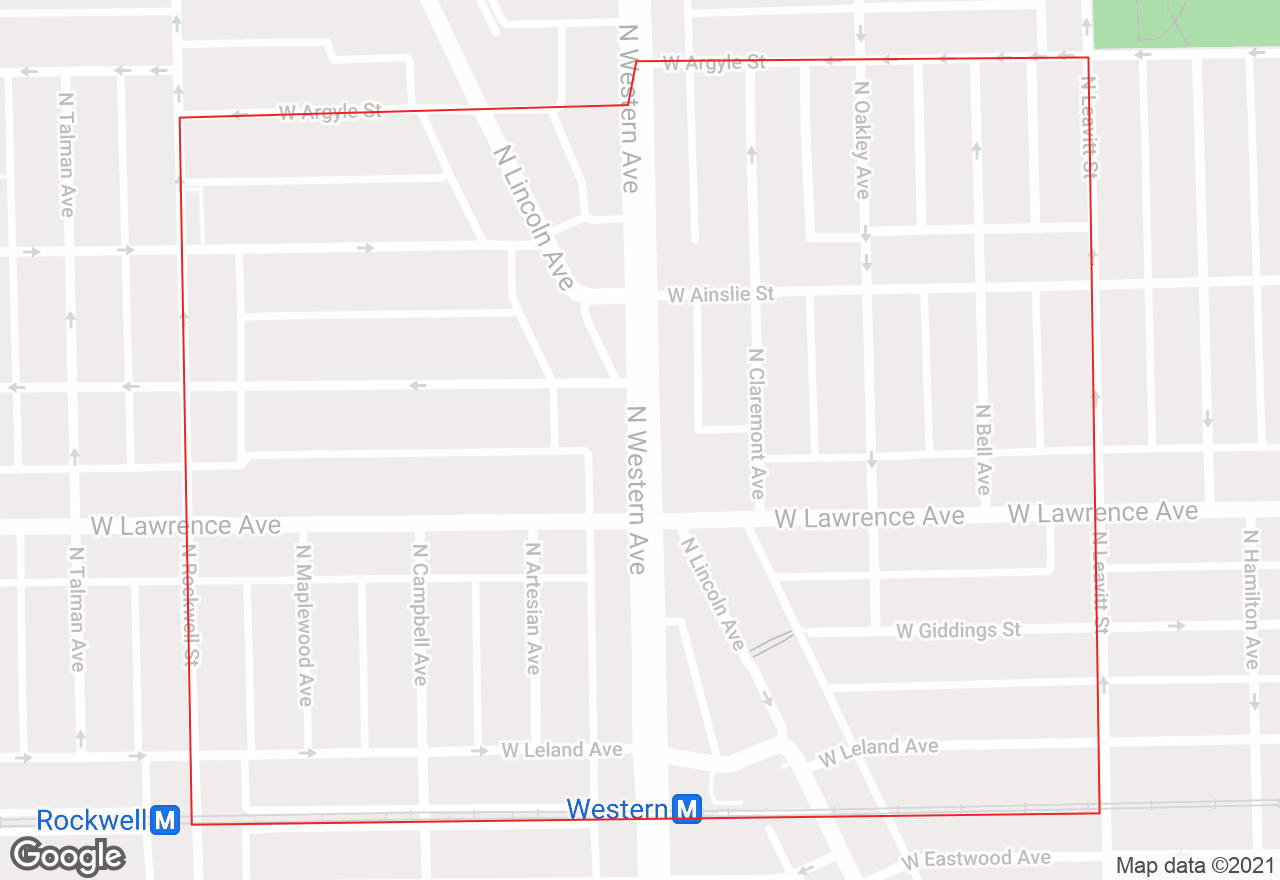 Lincoln Square map