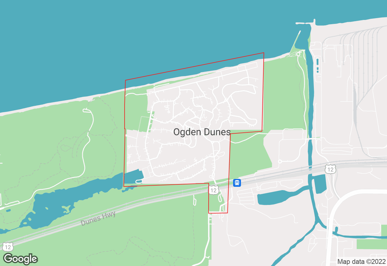 Ogden Dunes map