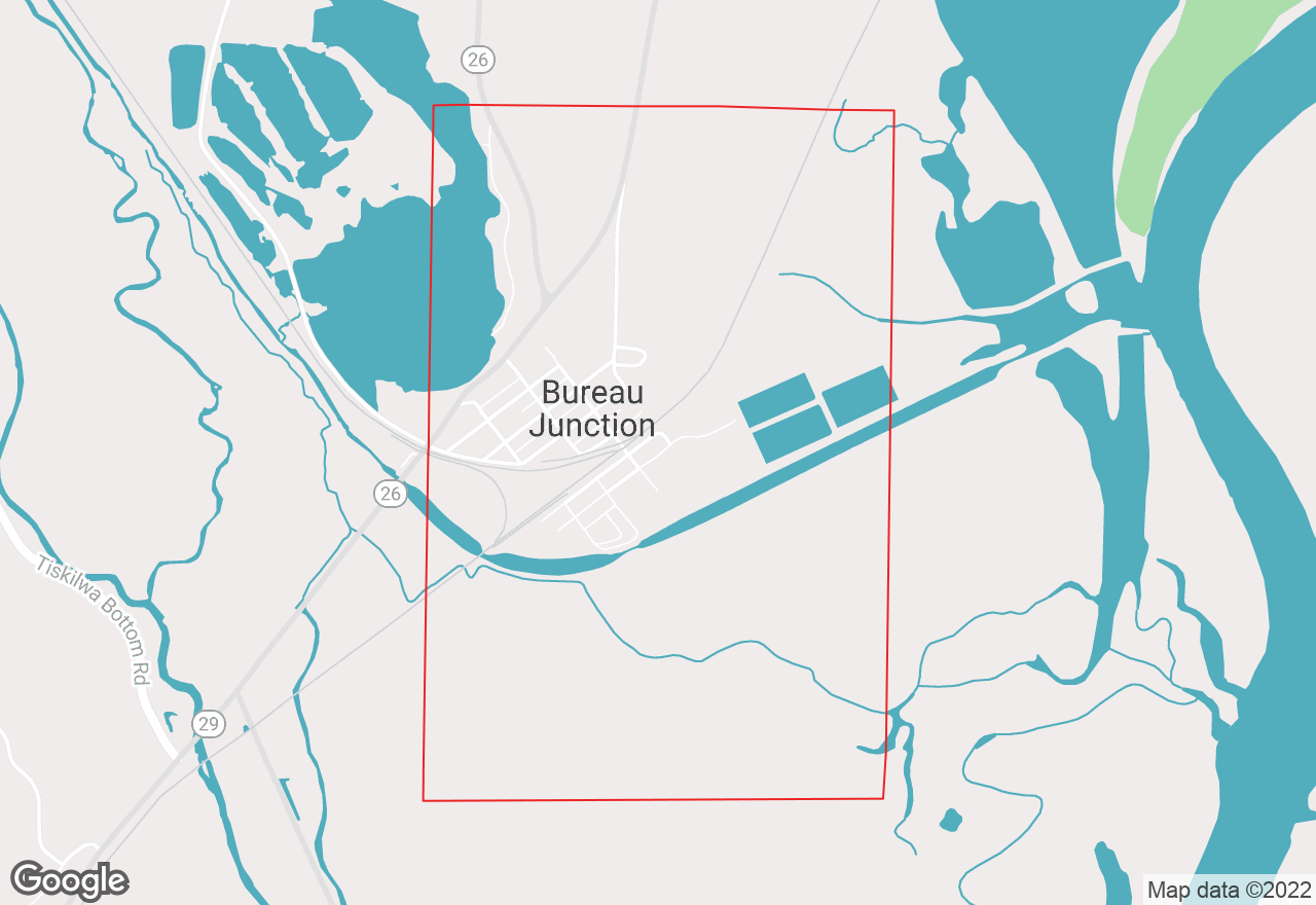 Bureau Junction map